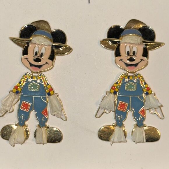 BaubleBar Mickey Autumn scarecrow  Earrings - Picture 2 of 4